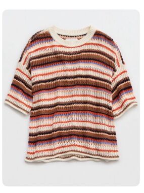 BNWT Aerie short sleeved summer sweater